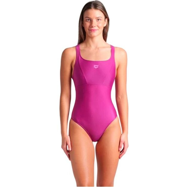Maillot de bain de Natation Arena Solid Swimsuit Femme Violet