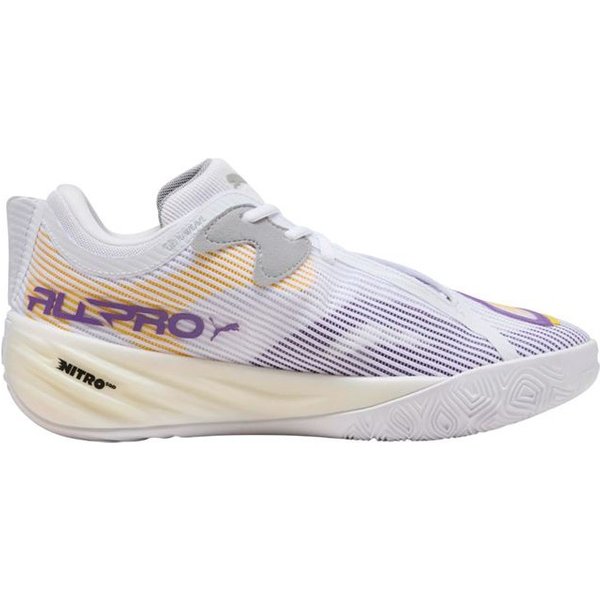Chaussures De Basket-Ball Puma All-Pro Nitro™ 2, Blanc-Pelé Yel, Unisexe-image
