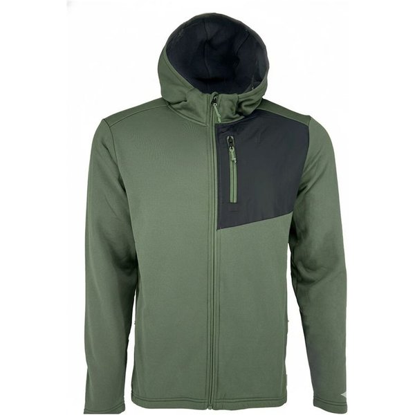 Veste Joluvi Hazel Hood Vert Olive/Noir-image