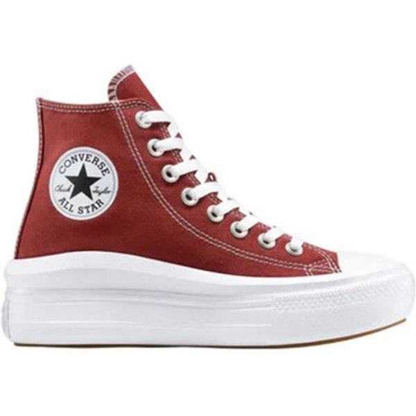 Bottes Converse Chuck Taylor All Star Move Platform High Haut Femme Rouge-image