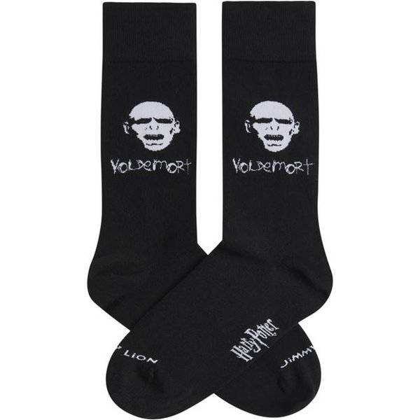 Chaussettes Jimmy Lion Harry Potter Voldemort Noir