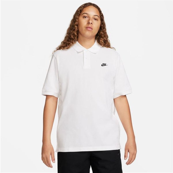 Polo Nike Club à Manches Courtes Polo Homme Blanc-image