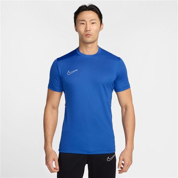 T-Shirt De Football Nike Academy Dri-Fit Short-Sleeve Soccer Haut Homme Bleu-image