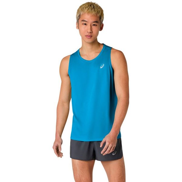 T-shirt Débardeur de Running ASICS Core Singlet Homme Bleu