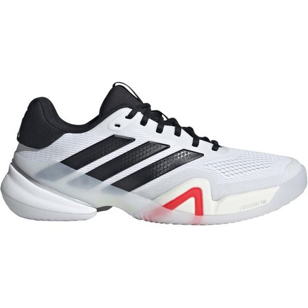 Chaussures de Tennis adidas Barricade 14 Homme Cloud Blanc/Noir/Rouge