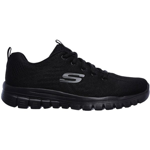 Chaussures Skechers Graceful-Get Connect Femme Maille / Garniture noire