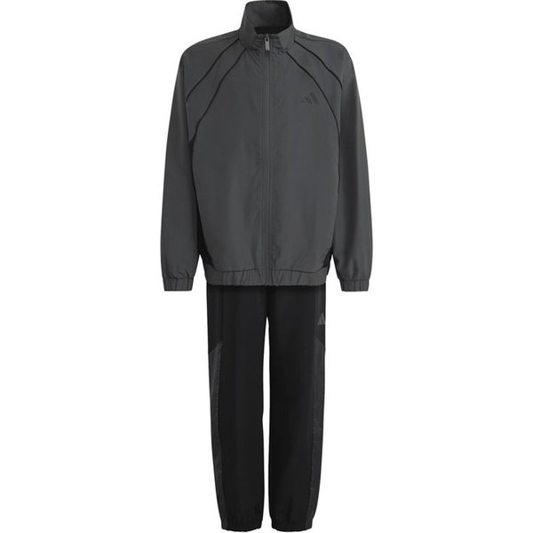 Chandal adidas Cb Wv Ts Enfant Gris/Noir/Blanc