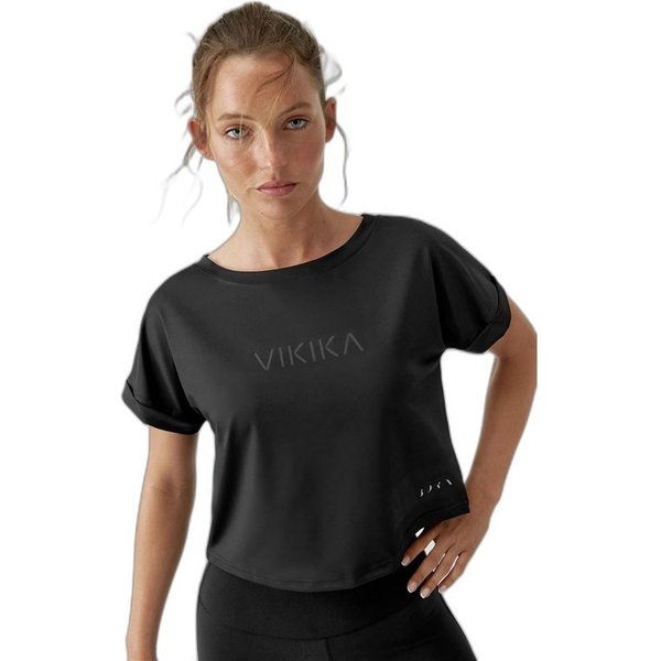 T-shirt Born Living Yoga Noir Absolu Femme