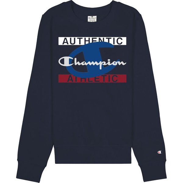 Sweat Champion Authentique AthléTique M Bleu Foncé-image