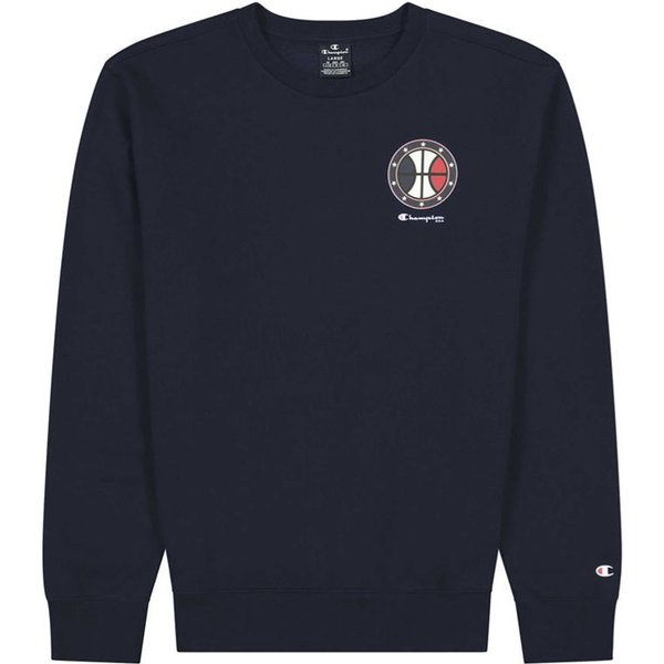 Sweat Champion Usa Crewneck Bleu Foncé Homme-image