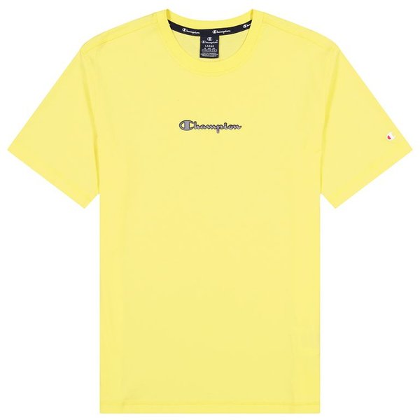 T-Shirt Champion T-Shirt Col Rond M Jaune Clair-image