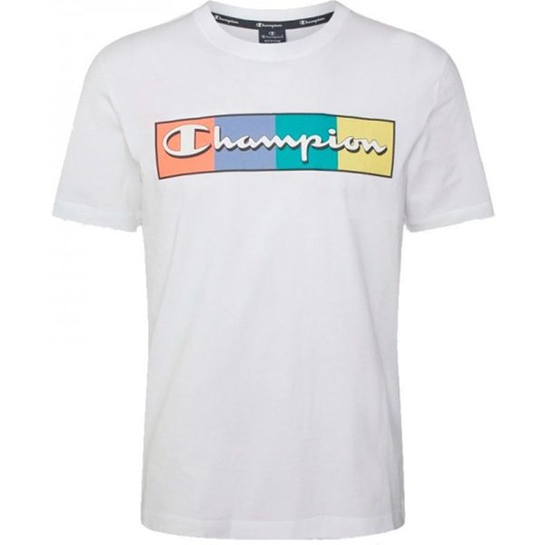 T-Shirt Champion Crewneck Homme Wh-image