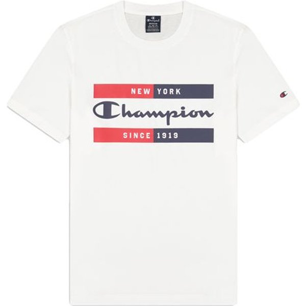 T-shirt Champion Crewneck Blanc Homme