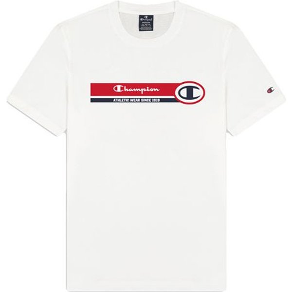 T-Shirt Champion Crewneck Blanc Homme-image