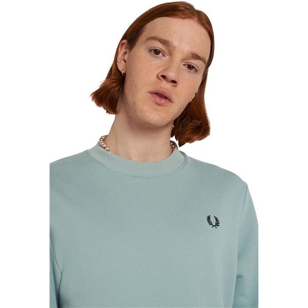 Sweat Fred Perry Col rond bleu Homme