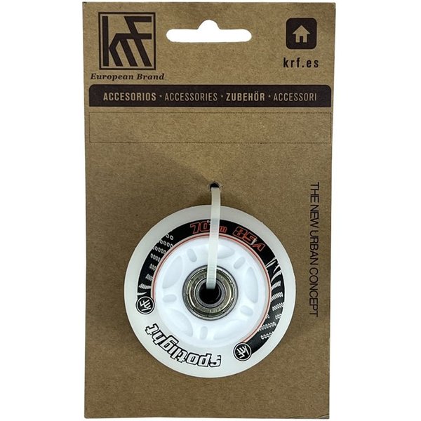 Roues de lumières KRF Spotlight LED 70 mm 85A Blanc