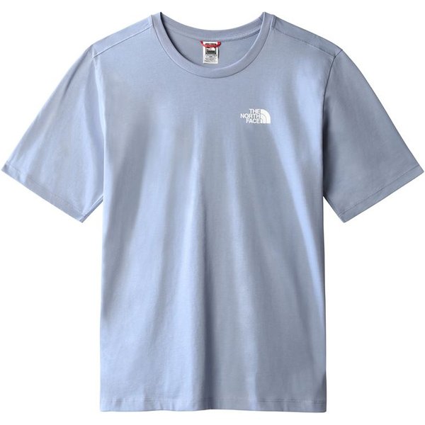 T-Shirt The North Face Simple Dome Folk Femme Blu-image