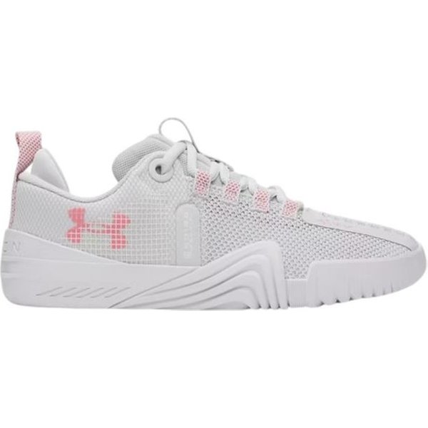Chaussures de Fitness Under Armour Tribase Reign 6 Femme Gris/Blanc /Rose