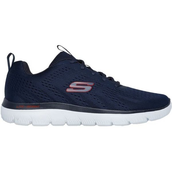 Chaussures Skechers Summits - Torre Homme Marine / Bord Rouge