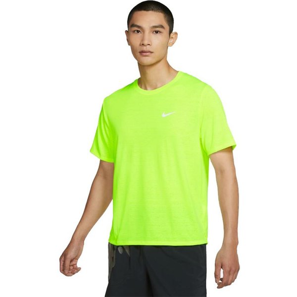 T-shirt de running Nike Dri-FIT Miler M Jaune