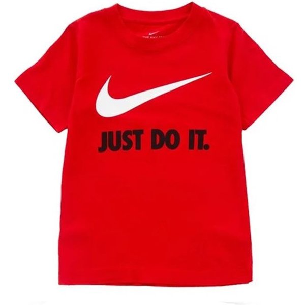 T-shirt à manches courtes Nike Swoosh Enfant Rouge