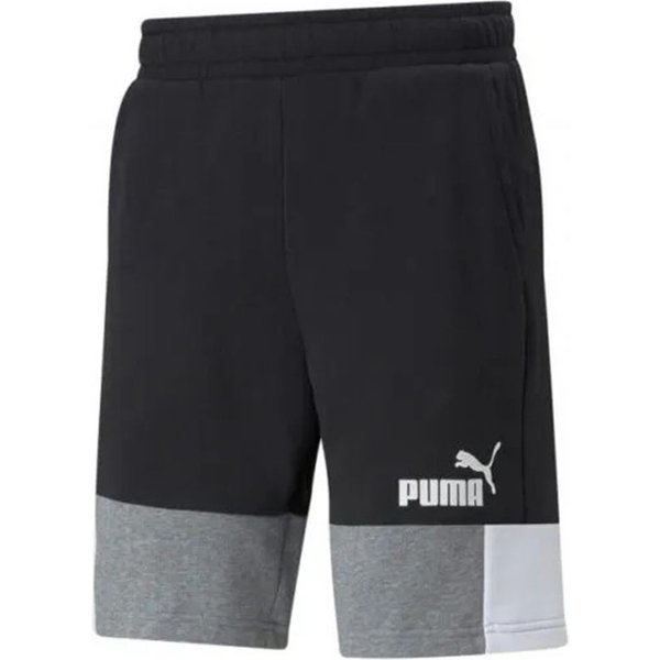 Pantalons courts Puma Essentials+ Block Homme Bk