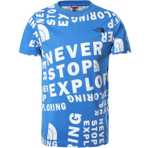 T-Shirt The North Face Simple Dome Jr Bleu-image