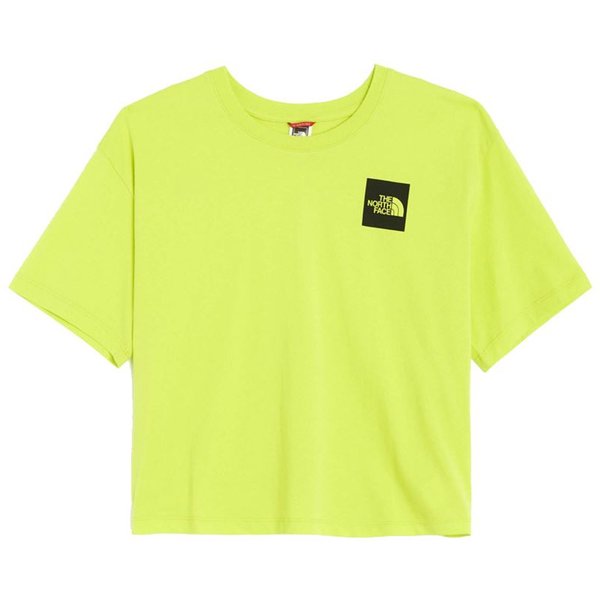 T-Shirt De Montagne The North Face Cropped Fine Vert Femme-image