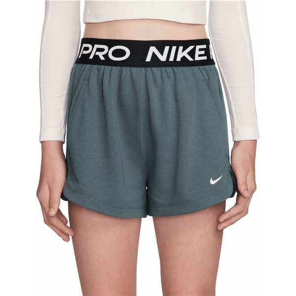 Pantalon de Fitness Nike Pro Fleece () Dri-Fit Shorts Fille Verte
