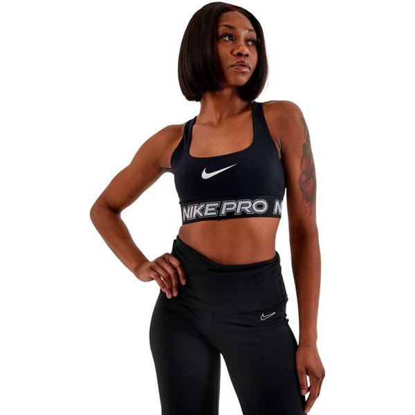 Brassiere de sport de Fitness Nike Pro Light-Support Bra Femme Noir/Gris