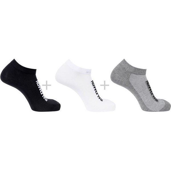 Chaussettes de Montagne Salomon Everyday Lite Low 3-Pack Noir/Blanc