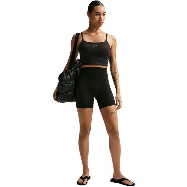 Collants de Fitness Nike One High-Waisted 5" Biker Femme Noir/Blanc