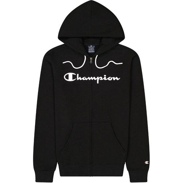 Veste Champion Hooded Full Zip Sweatshirt Noir Homme-image