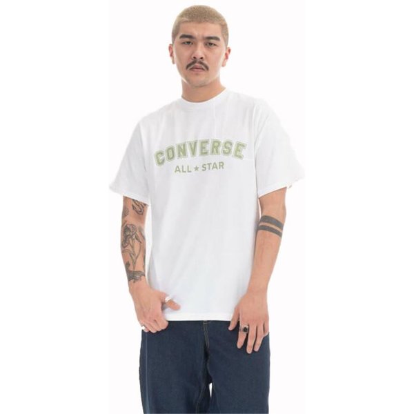 T-Shirt Converse Classic Fit All Star Single Screen Print Blanc-image