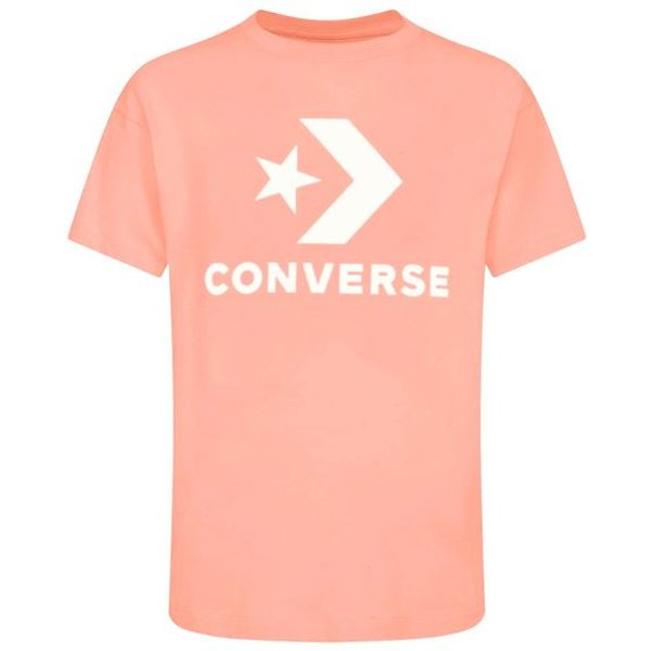 T-shirt Converse Standard Fit Center Front Large Logo Star Chevron Beige