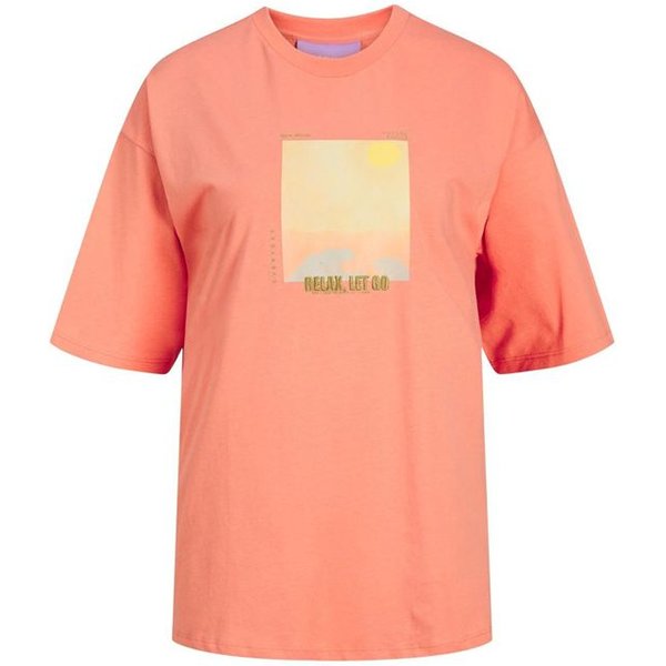 T-shirt Jack & Jones Jxpaige Femme Corail