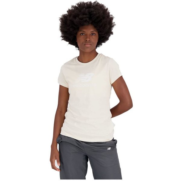 T-shirt New Balance Essentials Blanc Femme
