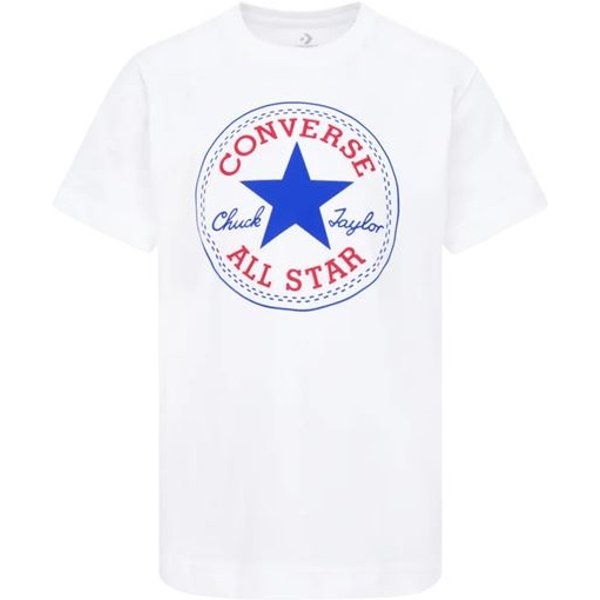 T-Shirt Converse Core Chuck Patch Enfant Blanc-image