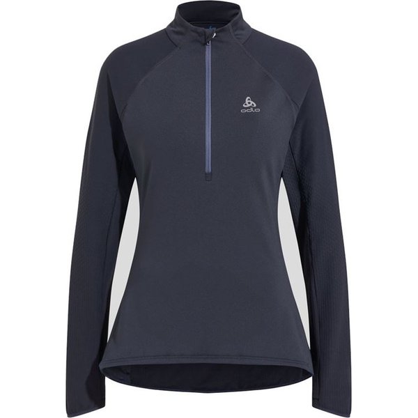 Maillot de Trail Odlo 1/2 Zip Zeroweight Unisexe