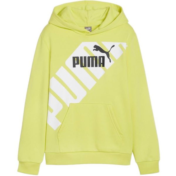 Sweatshirt Puma Power Graphic Lime Enfant