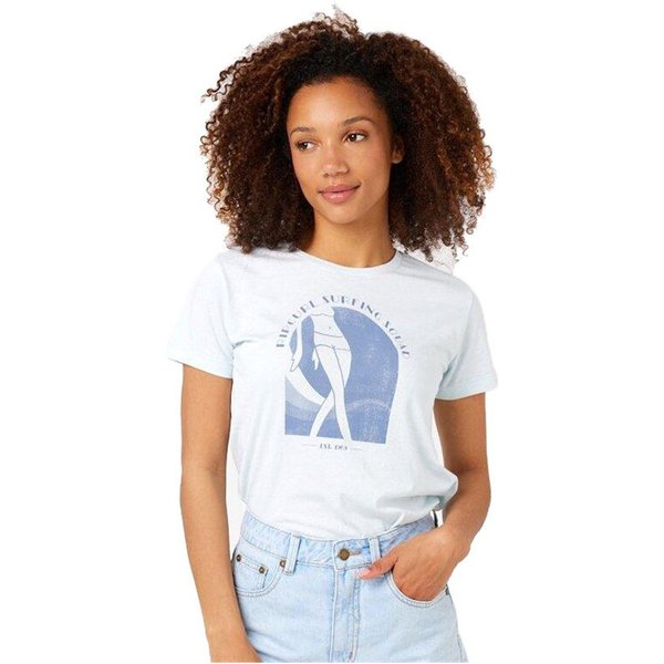 T-Shirt Rip Curl Re-Entry Crew Neck Femme Blanc-image