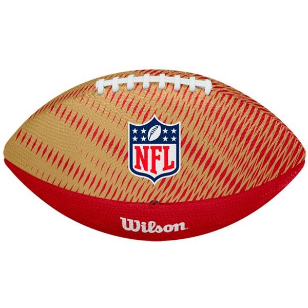 Ballon de Football Américain Wilson Nfl Team Tailgate Fb Sf Jr Rouge/Or