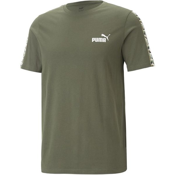 T-shirt Puma Ess Tape Camo Green Moss