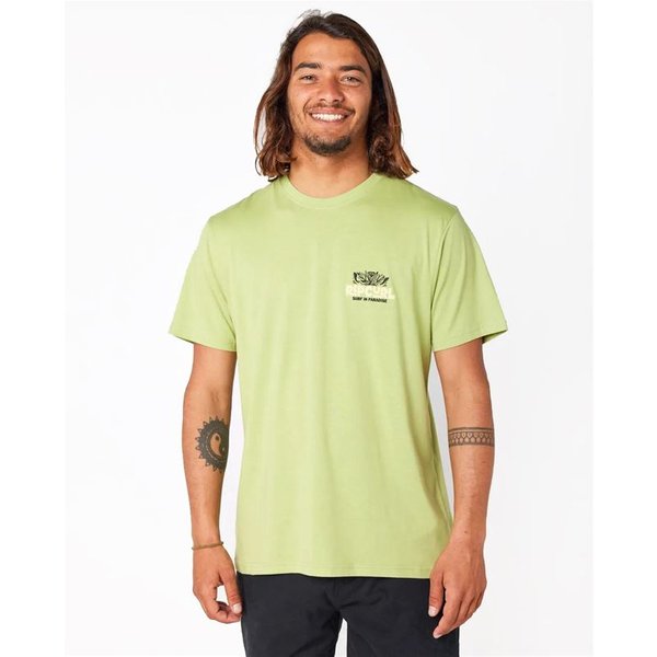 T-Shirt Rip Curl DéContracté Paradise F&B Homme Kaki-image