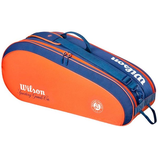 Sac De Tennis Tennis Wilson Roland Garros Terre Battue/Bleu Marine-image