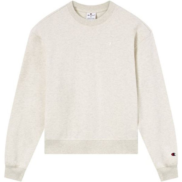 Sweat à col rond Champion Femme beige