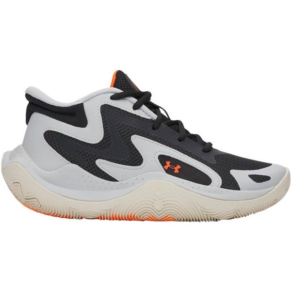 Chaussures Basket-ball Under Armour GS Jet '25 Enfant grises