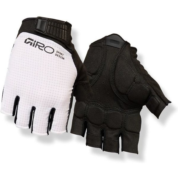 Gants cyclisme Giro Bravo II Gel blancs