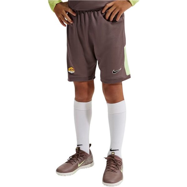 Pantalon Football Enfant Nike Academy Kylian Mbappé, prune/citron vert/noir