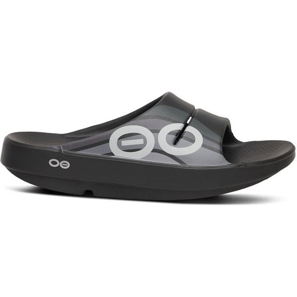 Tongs Running Oofos Ooahh Sport Black Wave